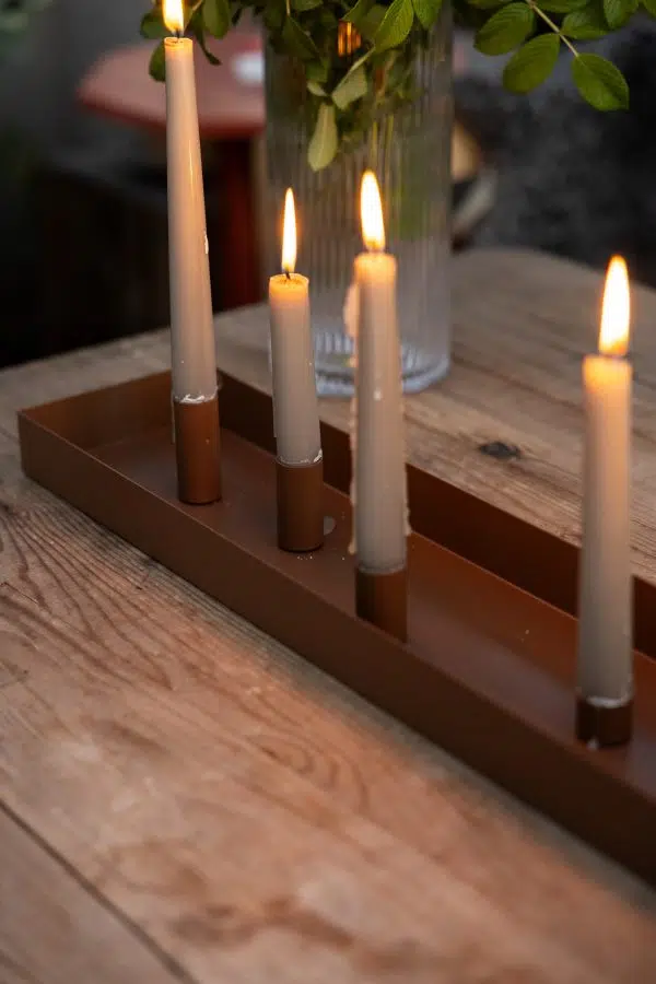 SUND ljusstake brun