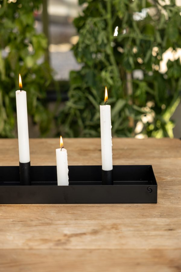 SUND ljusstake svart