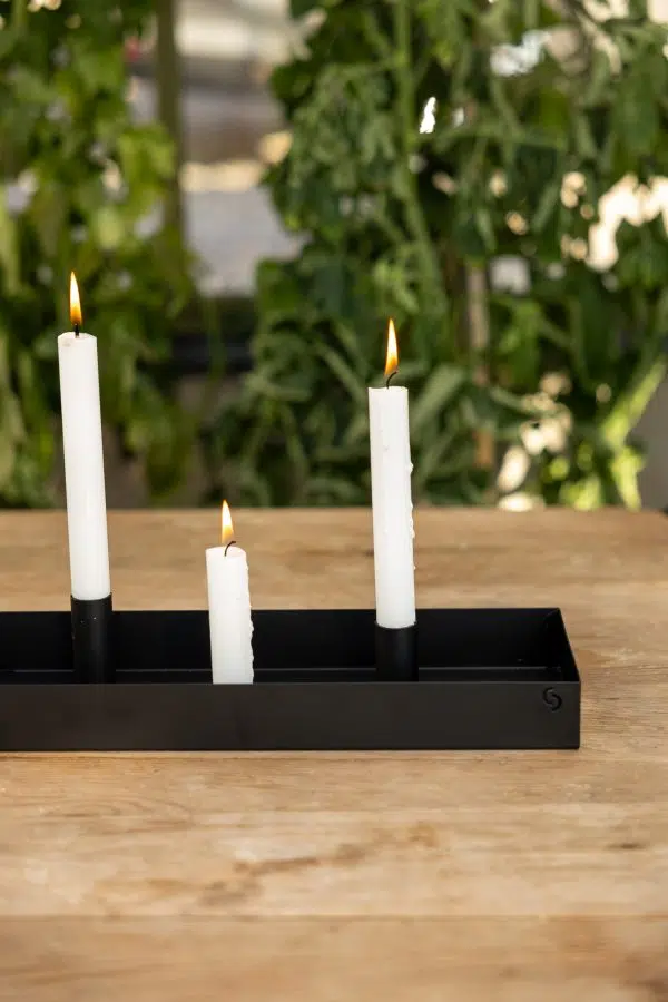 SUND ljusstake svart